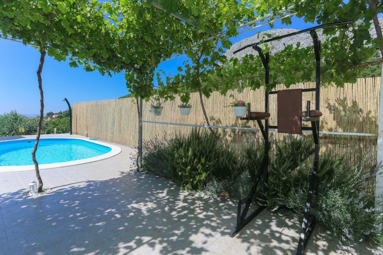 Holiday Home Rupotina With A Large Yard, Pool And A Beautiful View Solin Luaran gambar