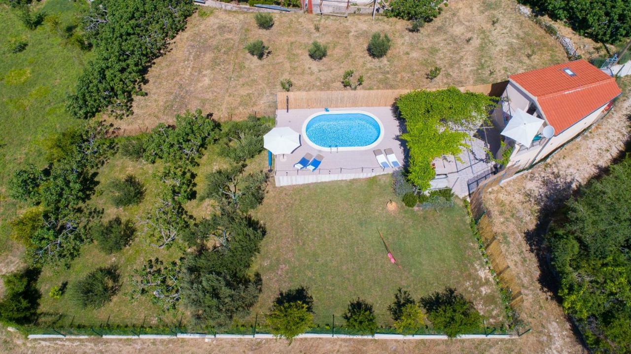 Holiday Home Rupotina With A Large Yard, Pool And A Beautiful View Solin Luaran gambar